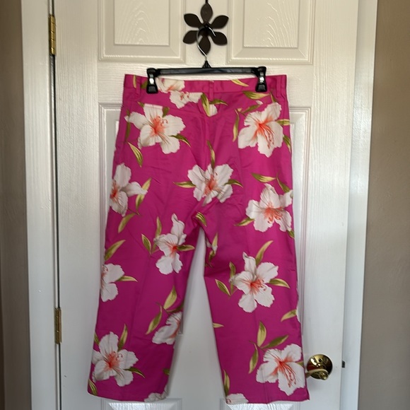 3 for $10 Lauren Ralph Lauren Tropical Style Ladies Capris size 12 - Picture 7 of 12